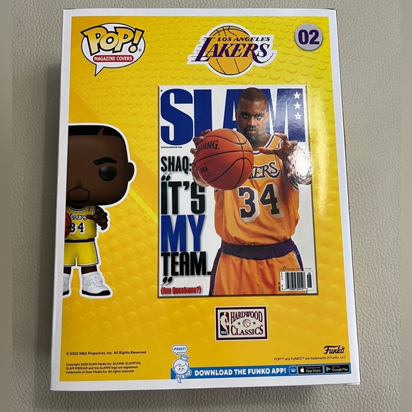 NWB - Funko Pop! Magazine Slam Shaquille O’Neal #02 - Picture 5 of 6